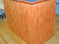 Купель 1,55х0,85х1,25м из полипропилена отделанная деревом.