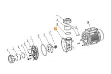 Крышка задняя насоса SLP400-1000T/WLP400-1000T Mayer Schwimmbad A02220161