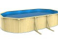 Бассейн каркасный овальный 6.1x3.6x1.3 под дерево
