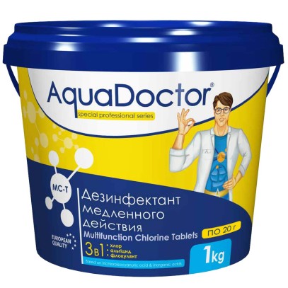 Хлор длительного действия 3 в 1 MC-T (в таблетках по 20г) 1кг