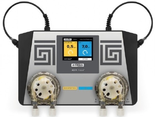 Станция дозирования химреагентов для бассейна О2 (кислород), pH ASIN Aqua SANOSIL