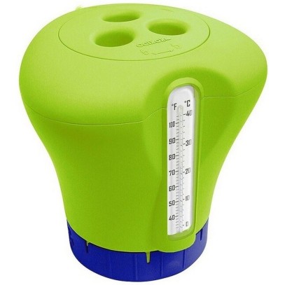  Дозатор Kokido K619BU (табл. 75 мм) зеленый с термометром 