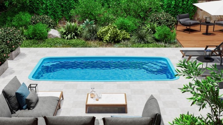 Бассейн  5х2,7х1,4м. Капри FAROL (чаша и оборудование)