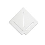  Угловой элемент AquaViva KK-15-1 Classic для переливной решетки 90° 145/25 мм (белый) 