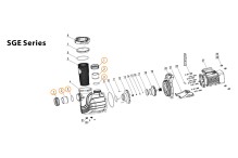 Муфта d75 насоса SGE Mayer Schwimmbad (компл. 2 шт.) N03000037