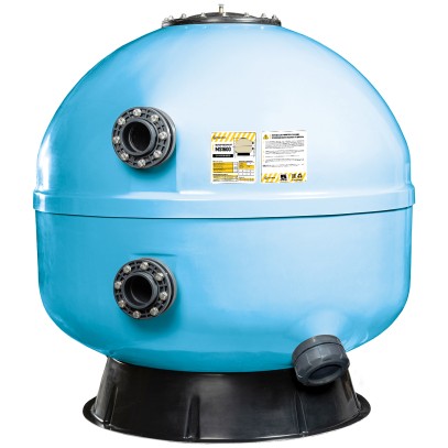 Фильтр песочный Aquaviva MS1600 (101 м³/ч, 2,5 бар) озон., дюз. дно c люком и окном