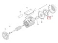 Крыльчатка вентилятора эл.двигателя насоса Kripsol FAN MEC112 M2