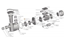 Сальник (компл.из 2-х ч.) насоса  HFC 03 Happy Pump