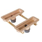  Закладной короб Fitstar 8795250 air-bubble, для сиденья 8791020, 240 мм, выходы 63 мм 