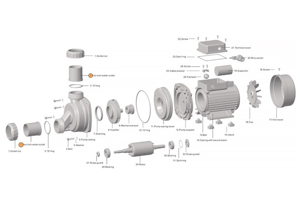 Втулка муфты d50 насоса HFC 02/HSPA Happy Pump