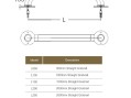 Поручень для бассейна Emaux 3.0m L300 AISI-316 Поручень для бассейна Emaux 3.0m L300 AISI-316