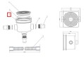 Корпус дозовой коробки Aquaviva EM2823