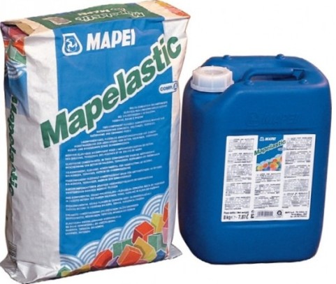 МАПЕЛАСТИК эластичная гидроизоляция для бассейна (комплект)
