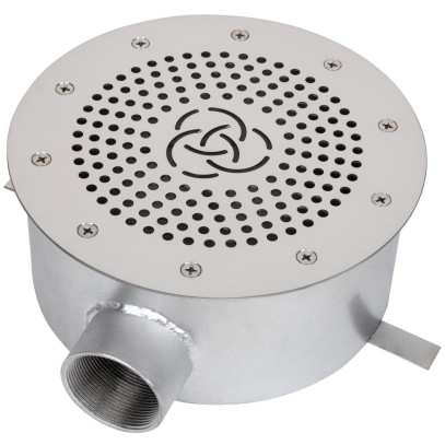 Слив донный Aquaviva AISI 304 (D250) круглый, под бетон