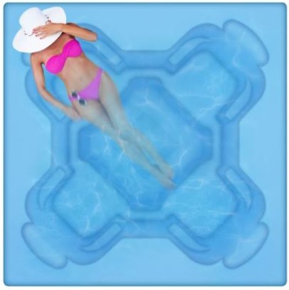 Бассейн СПА-РоМакс 2,38х2,38х0,98м. композитный (чаша)