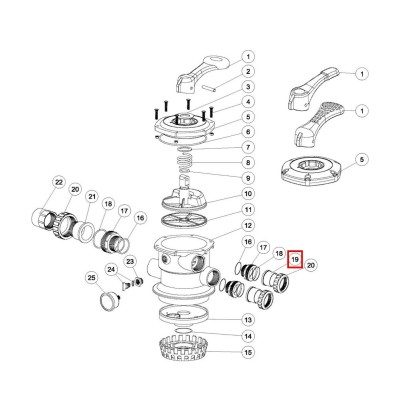  Муфта адаптер клапана MPV-01 1.5