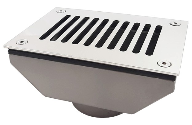 Забор переливного лотка 2