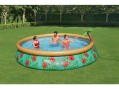 Надувной круглый бассейн Bestway 57416 Paradise Palms (457x84 см) с картриджным фильтром