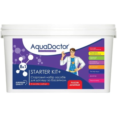 Стартовый набор для бассейна AquaDoctor Starter Kit+ Стартовый набор для бассейна AquaDoctor Starter Kit+