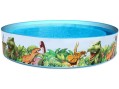 Детский каркасный бассейн Bestway 55001 Fill 'N Fun Dinosaur (244х46 см)
