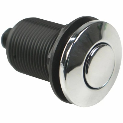  Кнопка пневмо 40мм, хромированная 