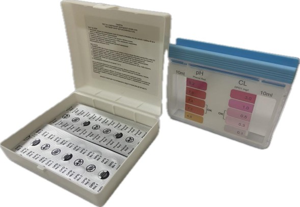 Тестер  PH/CL Mayer Schwimmbad (+2 блист.DPD1,+2 блист. Phenol Red)