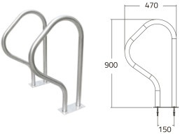 Поручни из нерж.стали (компл.2 шт.) Emaux ARB-F (88074205) Поручни из нерж.стали (компл.2 шт.) Emaux ARB-F (88074205)