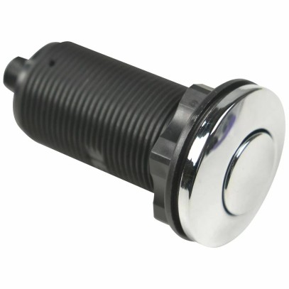  Кнопка пневмо 65мм, хромированная 