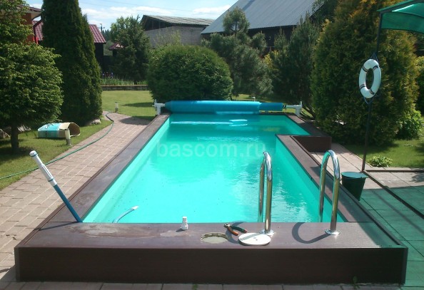 Бассейн из бетона (7,7х2,9 х1,8м.)