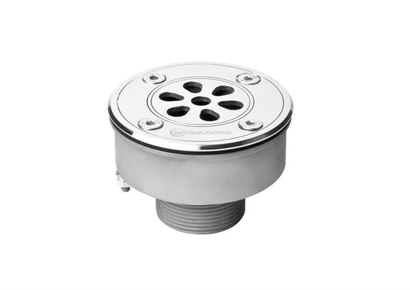  Форсунка донная прямоточная Aquaviva 1.5″, AISI 304, под лайнер 