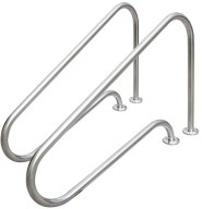 Поручни из нерж.стали (компл.2 шт.) Emaux ARG-F (88074405) Поручни из нерж.стали (компл.2 шт.) Emaux ARG-F (88074405)