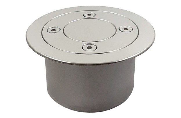 Распаечный короб с круглой лицевой панелью (круглая закладная)