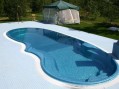 Бассейн 10х3,73х1,1-2м. Валорис композитный (чаша)
