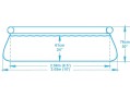 Надувной круглый бассейн Bestway 57270/57109 (305х76) с картриджным фильтром