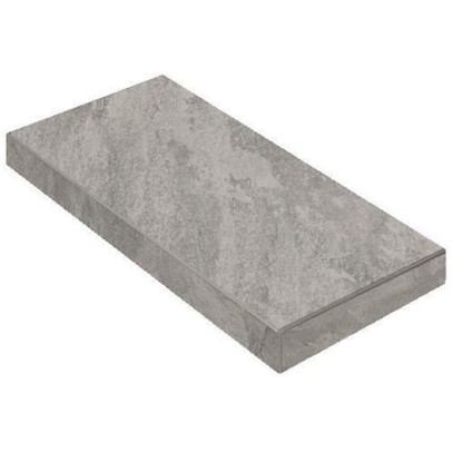 Бортовая Г-образная плитка Italon Клаймб Рок, 330х600 мм (угловая левая)