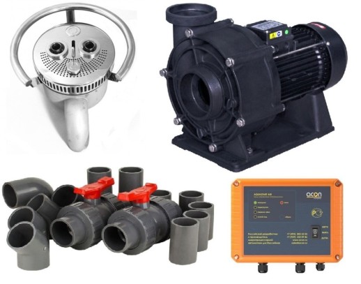  Противоток из нержавеющей стали АТ 80 м.куб./ч (комплект, 2 сопла) пневмо