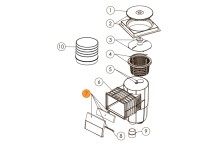 Заслонка плавающая скиммеров EM0140-SV, EM0130-SV Emaux 89150713/Е160523 Заслонка плавающая скиммеров EM0140-SV, EM0130-SV Emaux 89150713/Е160523