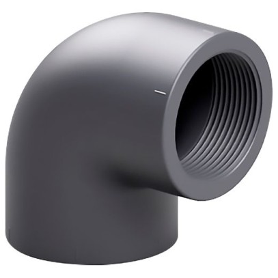  Колено ПВХ Effast RGRGOG050F 90° переходное, с внутренней резьбой d50x1-1/2