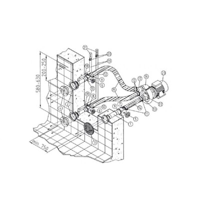  Гидромассаж Fitstar Combi-Whirl 8615020 (220/380 В, 2.6 Квт) компл: насос, 2 форсунки 