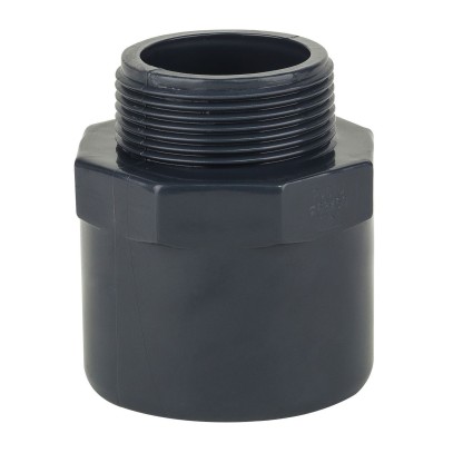 Адаптер переходной ПВХ с нар. резьбой 50/40*1.3/4