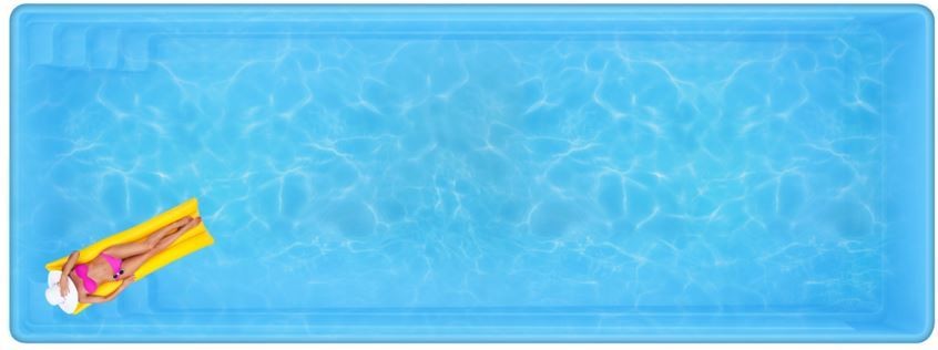 Бассейн 10,82х4,08х1,3-1,84м. Ксабия композитный (чаша)