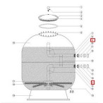  Муфта-фланец крепления для Aquaviva 1050-1250 мм Female 