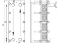 Теплообменник пластинчатый Techno System 672 кВт Titan