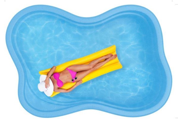 Бассейн  4,08х2,78х1,55м. Флоран композитный (чаша)