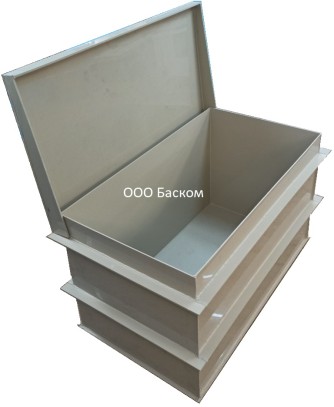 Приямок ящик для оборудования бассейна 1,39х0,82х0,8м. с утепленной крышкой