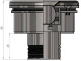 Форсунка стеновая Aquaviva 1.5″, AISI 304, под лайнер Форсунка стеновая Aquaviva 1.5″, AISI 304, под лайнер