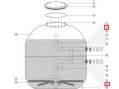Муфта-фланец крепления для фильтров Aquaviva D1050/1250 мм
