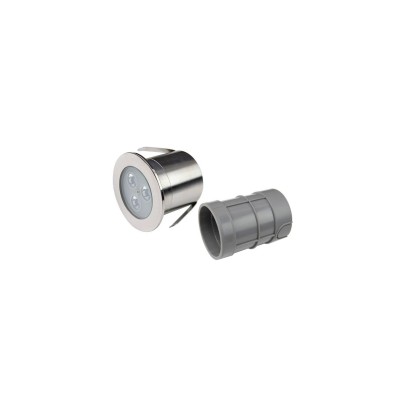 Прожектор светодиодный Aquaviva HJ-RC-SS75, 3led 6W RGB (AISI-316) + закладная