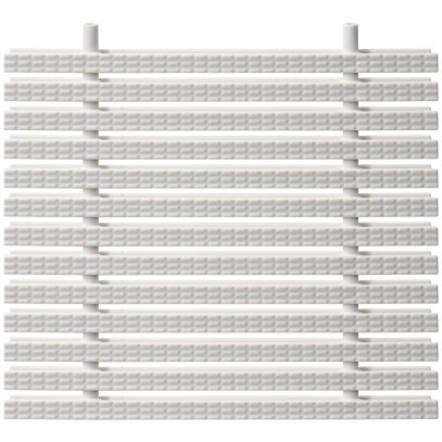  Переливная решетка 2-е. соед. AquaViva 295*25mm Classik 