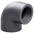  Колено ПВХ Effast RGRGOG110L 90° переходное, с внутренней резьбой d110x4" 